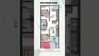 20x45 north facing house plan 2bhk #designhouseplan #northfacinghouse #2bhkhomes #home #20x45house