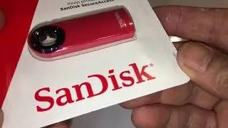 SanDisk Cruzer Dial USB 2.0 Flash Drive  32GB Red  (10-2019)