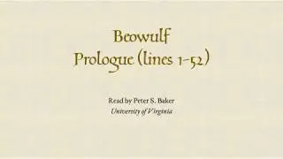 Beowulf Prologue (lines 1-52)