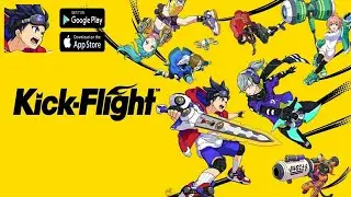 Kick-Flight Gameplay - 3 Minute 4 vs 4 Real time Battle (Android)