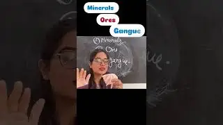 Definition of minerals,ores and gangue #chemistry #organicchemistrymcqs #malikamam #exam #2025