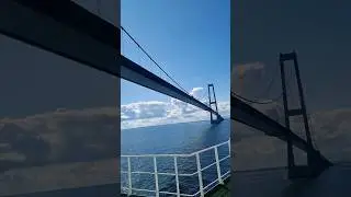 Great Belt Bridge 🌉 Europe 🇪🇺  #viral #shortvideo #trending #shorts #denmark #india #sweden #navy
