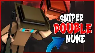 Insane Sniper Double Nuke Miss Or What ( Krunker.io)