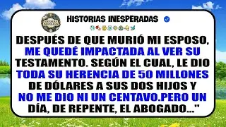 Yo Cuento La Impactante Revelación Del Testamento: 50 Millones Para Los Hijos Y Nada Para La Viuda.
