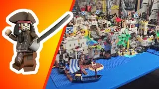 I BUILT a MASSIVE LEGO Pirate Ship Collection!! | Jack Sparrow goes to Port Royal
