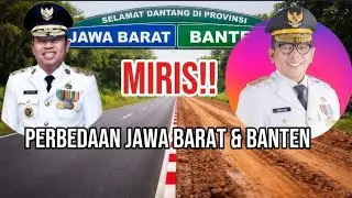 Viral‼️ Perbatasan antara jawa barat dan banten sangat kontras perbedaan nya.