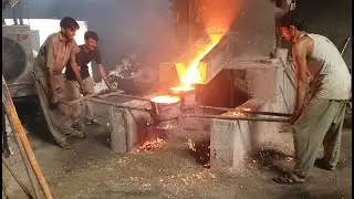 Amazing Electric Motor Body Casting Process by Using Sand Casting Technique