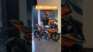 2025 ktm rc 200 || Exhaust note || do follow for more. #btechgarage #ktm #rc200 #shorts #ytshorts