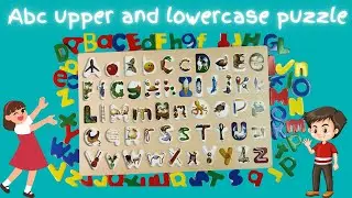 ABC Uppercase and Lowercase Alphabet Puzzle