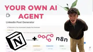 How to generate Linkedin Posts with n8n + Notion that actually sound like you (Free Template)