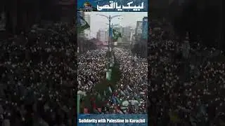Historic Demonstration: Millions Rally for #Palestine in Pakistani's financial capital karachi #gaza