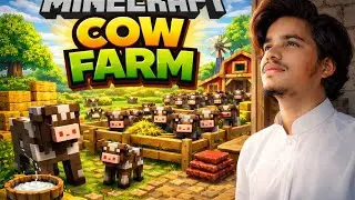 I #build #Minecraft Cow #farm