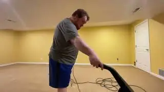 Vacuuming the basement one last time (1 of 3)