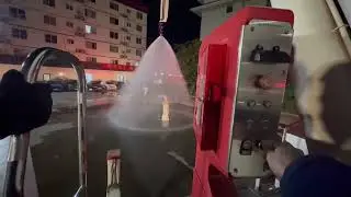 4325: Innovative firefighter wedding photoshoot in China: New tradition with a splash