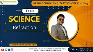 SCIENCE||REFRACTION ||important Question||sainik school coaching ||Military school coaching
