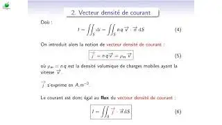 Cours d’électromagnétisme - EM18_1 - Charges dans un conducteur : loi d'Ohm locale, modèle de Drude