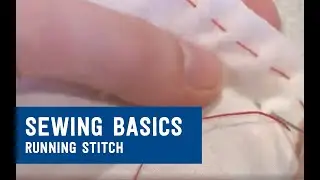 Sewing Basics: Running Stitch
