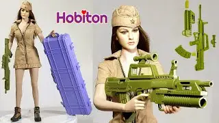 TBLeague Weapon Kitbash Rifle QBZ95 Action Figure Female Army 1/6 Scale