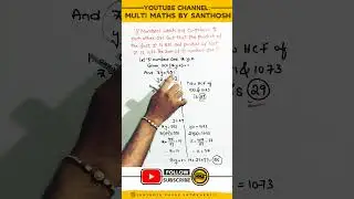 HCF and LCM#simplification#numbers  #maths#mathsshorts#mathstricks#ssc#ssccgl