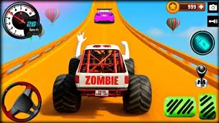 Crazy Monster Truck Mega Ramp Impossible Racing - GT Car Impossible Tracks 3D Game _Android Gameplay