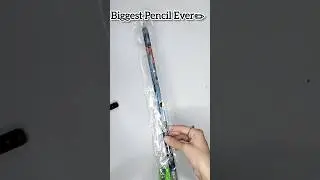 Unboxing Biggest Pencil Ever✏️#pencil#asmr#stationery#unboxing#unique#shorts#shortsfeed