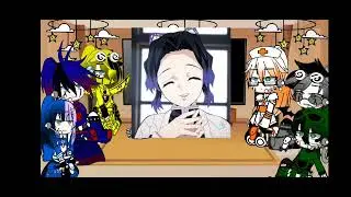 Transformers Prime react kids future's as ??? Gacha club my AU TFP x Demon Slayer