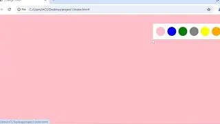 How to create change color button using HTML, CSS and JAVASCRIPT!