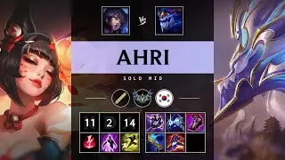 Ahri Mid vs Aurelion Sol - KR Challenger Patch 25.21