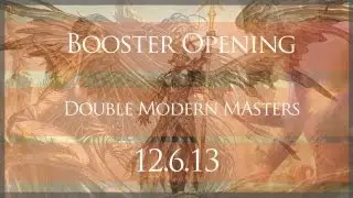 Double Magic The Gathering Booster Pack Opening - Modern Masters