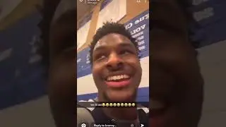 Bronny and Sierra Canyon post-practice dunk session 🤣 (via @bronny)