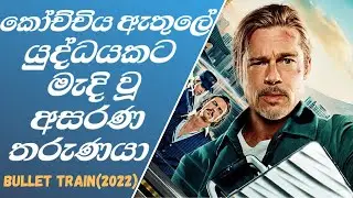 කෝච්චිය ඇතුලේ යුද්ධයකට මැදි වූ අසරණ තරුණයා... | BULLET TRAIN (2022) SINHALA REVIEW
