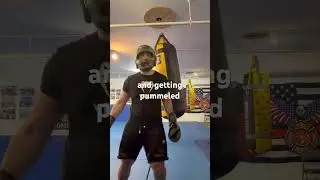 Still shell up when getting punched, need to work on angles to get out #boxing