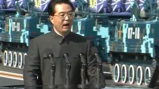 Chinese statemen's army review compilation (Deng Xiaoping, Jiang Zemin, Hu Jintao, Xi Jinping)