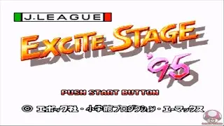 J.League Excite Stage '95 (Super Famicom): Intro & auto demo