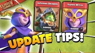 Welcome the Super Witch and Inferno Dragon! (Clash of Clans Summer Update) #clashofclans