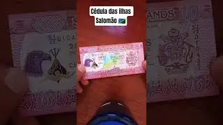 C&eacute;dula de 10 d&oacute;lares das ilhas Salom&atilde;o #coin #moedas #moedasvaliosas #money #curiosidades #memes