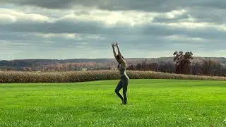 Standing Somatic Yoga Practice in Nature