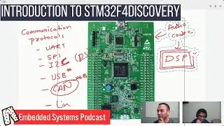 ARM - M: Introduction to STM32F4DISCOVERY board | Embedded Systems podcast, in Pyjama!