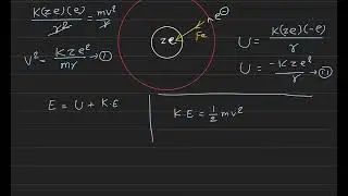 An electron rotates in a circle around a nucleus having positive charge Ze. correct relation between