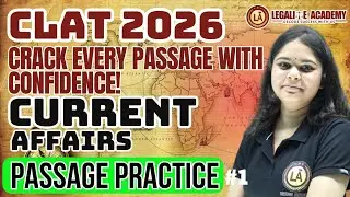 CLAT 2026 || Current Affairs | Exam Replica | Practice Session 