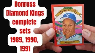 1989, 1990, 1991 Donruss Diamond Kings sets (blue container part 6)