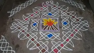 Bhogi 2026 Special Kolam | Unique Design | Simple & Traditional Kolam with Dots 🔥