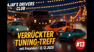 Ajay´s Drivers Club verrückter 🚓🚗🦼🚑🚓Tuning-Treff #13 mit Freunden 12.12.2025