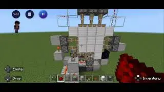 How to Make a 3x3 Piston door in Minecraft 1.20 ! Bedrock Only