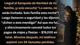 Me echaron del banquete de Navidad… y cancelé $76,000 en secreto