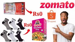 Shopee Big Loot Offer😱 | Zomato Free Order | Free Shopping | Shopee Product Unboxing | Shopping App