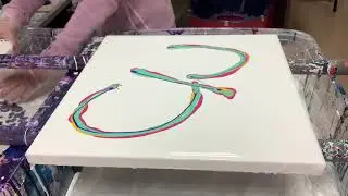 Dutch pour with misty colors
