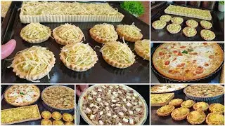 كيش بالطون 😍كيش بالدجاج 😍وكيش بحشوة اخرى🤫3حشوات لذيذة ومتنوعة👌🏻 واهم حاجة سهلة وسريعة التحضير 🌙