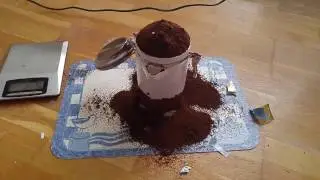 Kaffee passt nicht in der kaffeedose