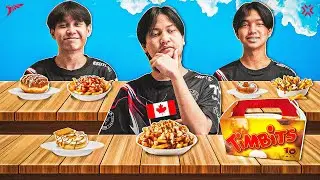 Thai Valorant Pros Try FAMOUS Canadian Food